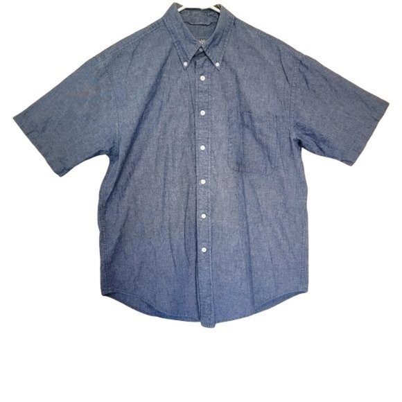 St. John's Bay Button-down Men's Medium SS Shirt - Picture 1 of 7
